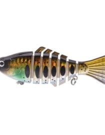 Swimbait lure gold
