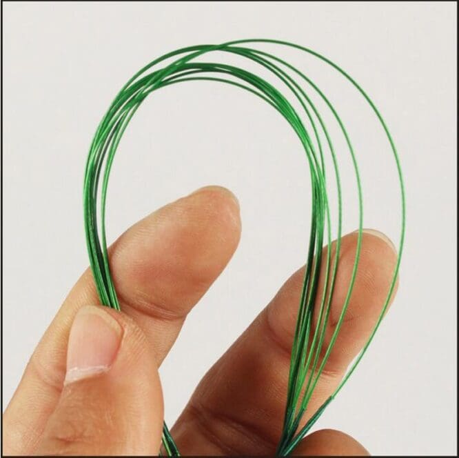 Wire leader silver 20cm