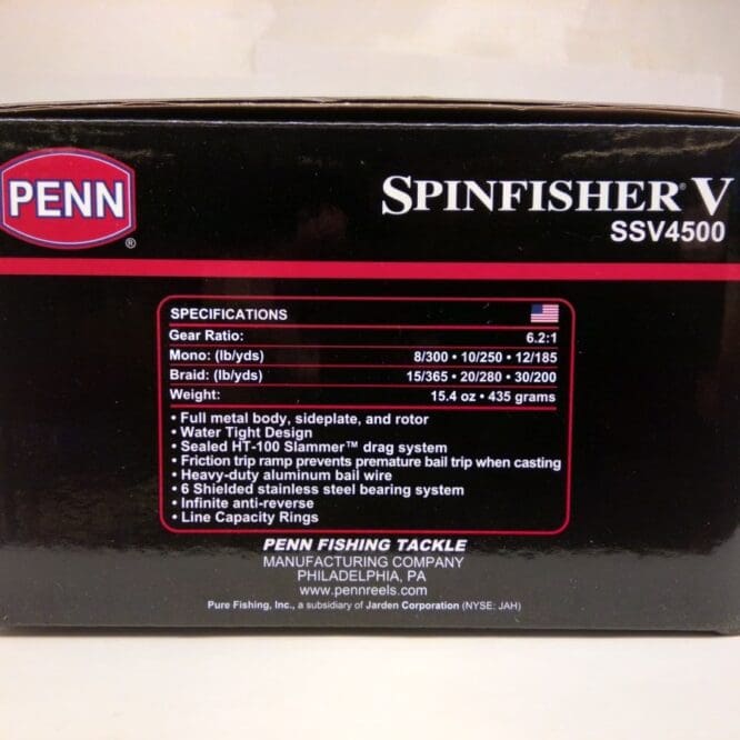 Reel Pen Spinfisher V 4500