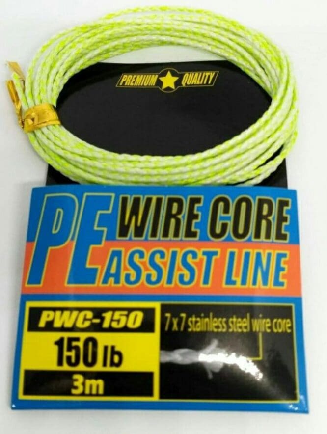 Kevlar wire core assist /meter 150lb