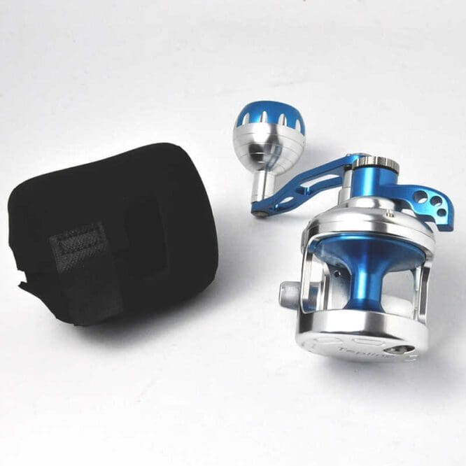 Topline tackle TC500 Handle left silver blue