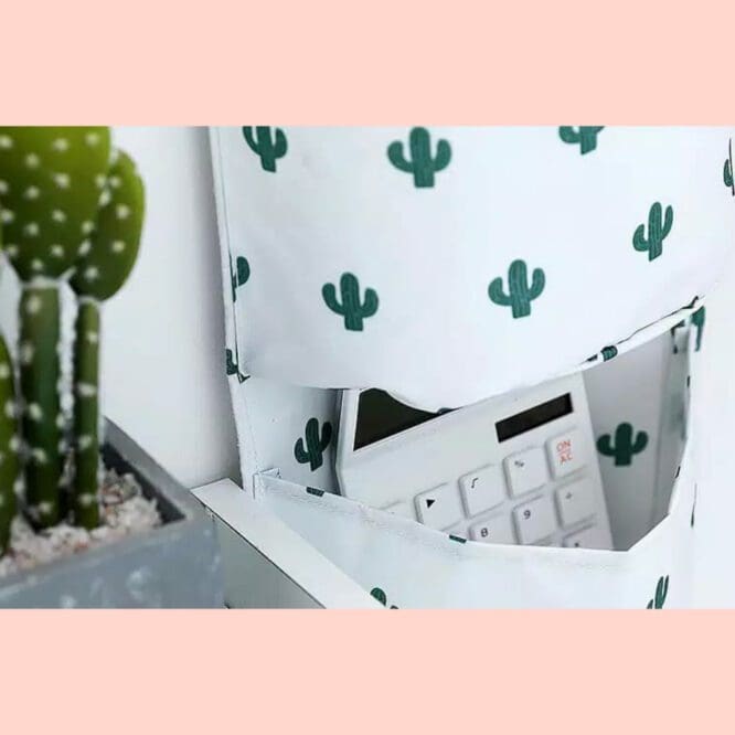 Rak pouch gantung putih