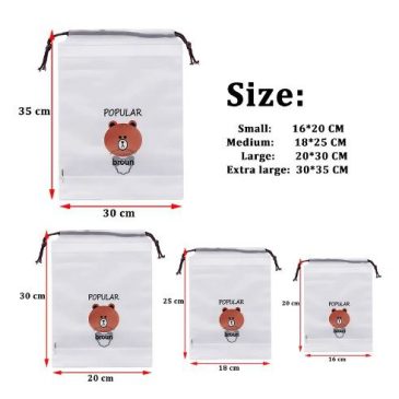 Travel pouch organizer size S3