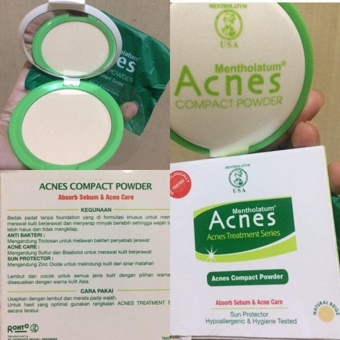 Compact Powder Acnes natural beige 14g