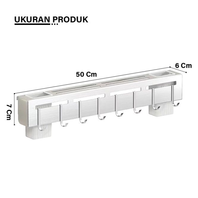 Rak gantung pisau stainless steel4