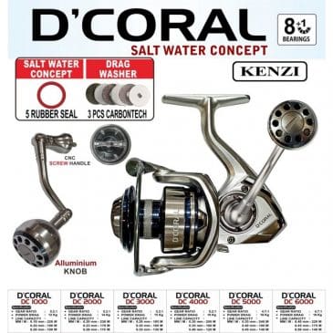 Reel Kenzi D'coral 1000