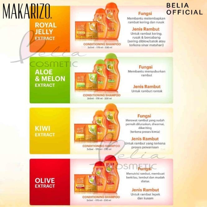 Hair Energy Makarizo Creambath royal jelly Sachet 15