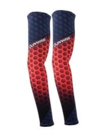 Duraking arm sleeve dark hexa orange black
