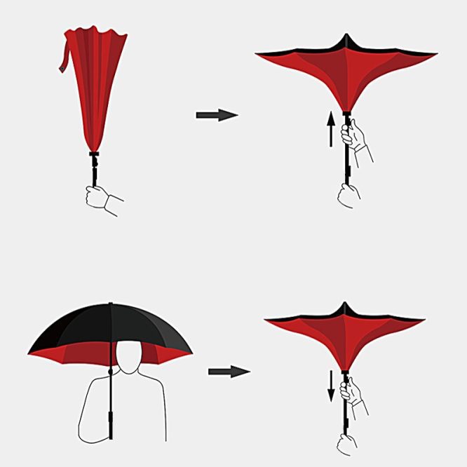 Payung terbalik Kazbrella1