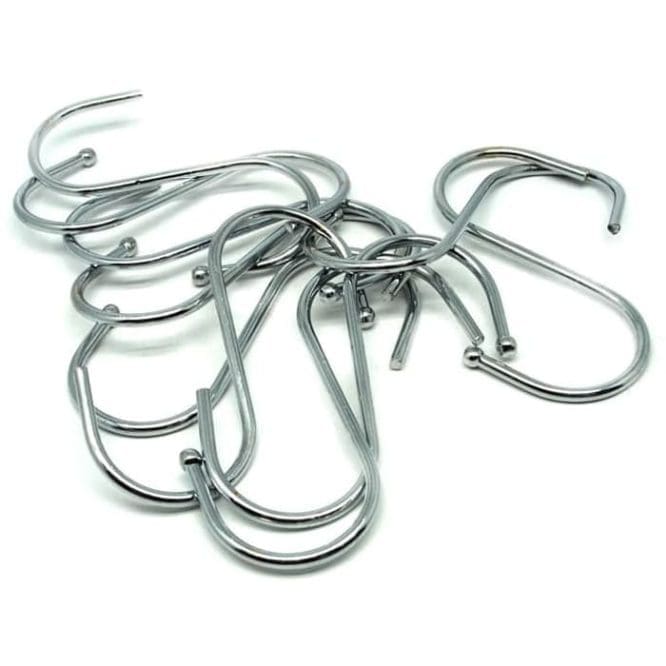 Cantolan Gantungan Hook Stainless Steel Serbaguna Model S Isi 5