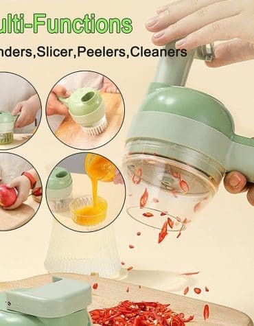 Chopper Portable Blender Bumbu Daging 2in1 Serbaguna + USB (Menghaluskan dan Memotong)