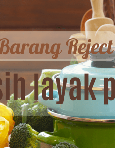 Barang Reject layak pakai