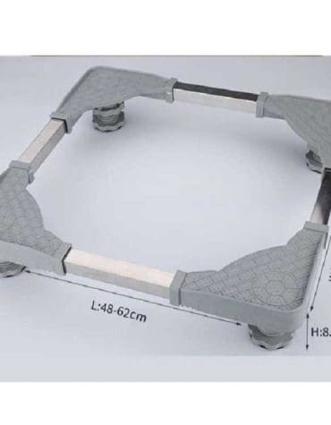 Dudukan Kaki Mesin Cuci dan Kulkas Anti Goncang Adjustable Dapat Disesuaikan Tanpa Roda