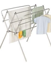 Jemuran Baju & Handuk Cosmo 9 Palang Bahan Aluminium Size 83x83cm