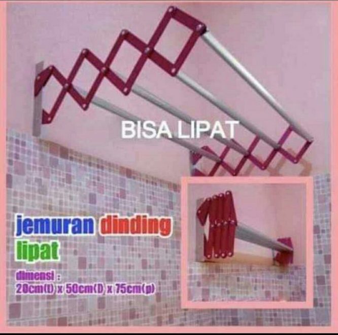 Jemuran lipat dinding