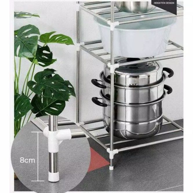 Rak panci susun 5 susun stainlis1