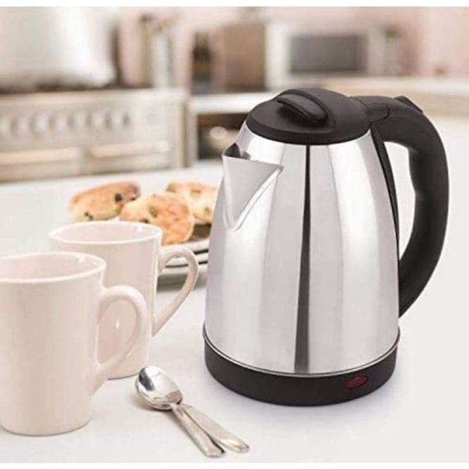 Teko Listrik Pemanas Air SQRS Stainless Steel Kapasitas 2 Liter Daya 350 Watt