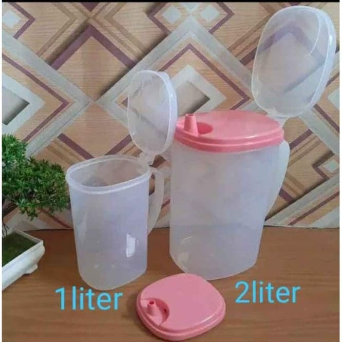 Botol Minyak Plastik Sunkist 1 Liter Tutup Otomatis