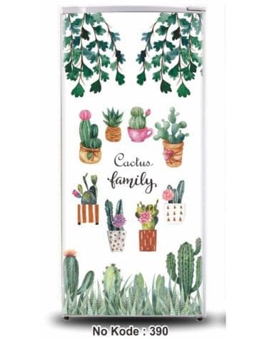 Stiker Kulkas 2 Pintu Motif 390 Uk. 60x150cm (Jika Mau Full Body Order 3pcs)