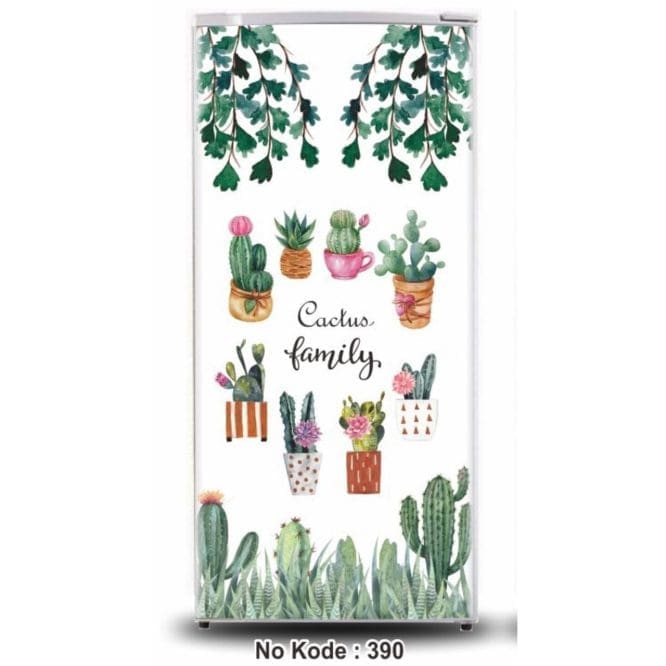 Stiker Kulkas 2 Pintu Motif 390 Uk. 60x150cm (Jika Mau Full Body Order 3pcs)