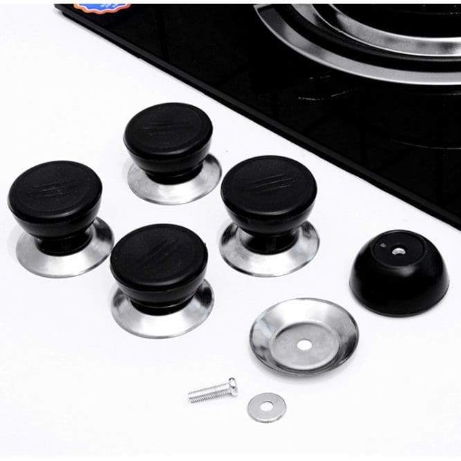Handle Pegangan Tutup Panci dan Wajan Knop Bulat Hitam