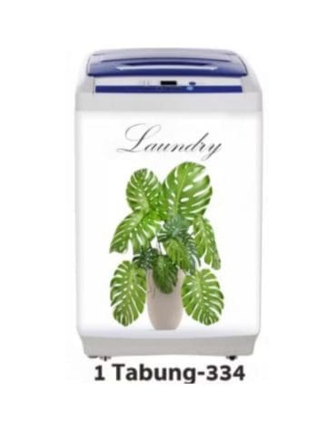 Stiker Mesin Cuci Tipe 1 Tabung 70x85cm Kode 334