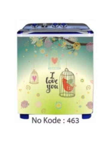Stiker Mesin Cuci Tipe 1 Tabung 70x85cm Kode 463