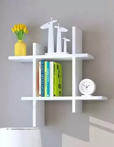 Rak Dinding Model Kotak Ketupat M934