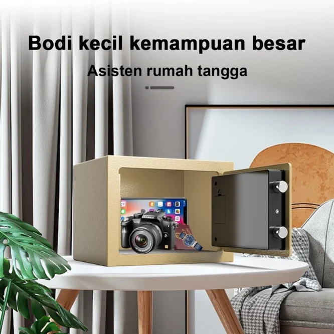Brankas Mini Tahan Api 23 x 17 x 17 CM Warna Random