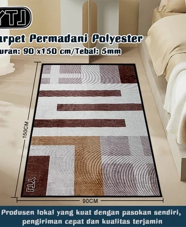 Karpet permadani polyester 150 x 90 cm variasi 7 SJR