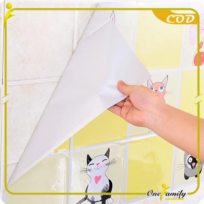 Wallpaper Dapur Anti Minyak dan Tahan Panas Motif Cloud Uk. 75x45cm